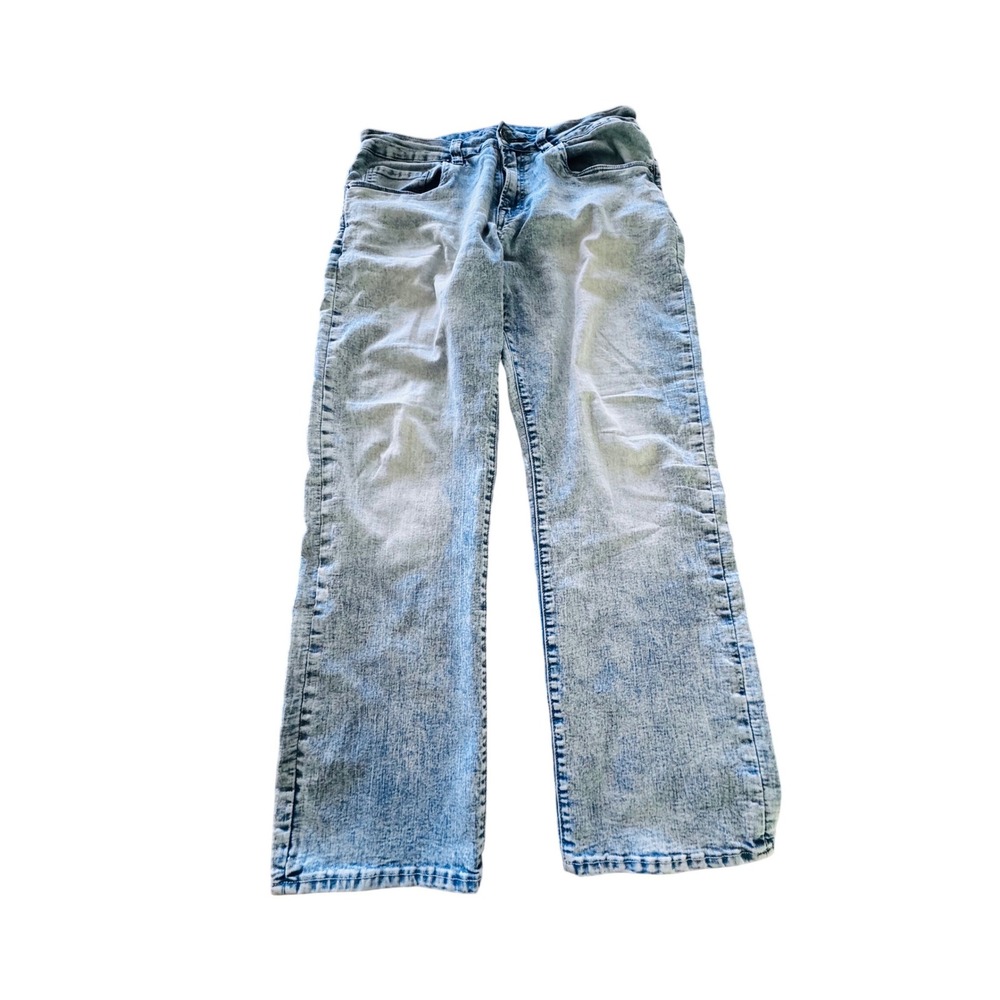 Buffalo David Bitton "We Are Denim" Relaxed Straight Jeans Men W33 L30 Lt Wash